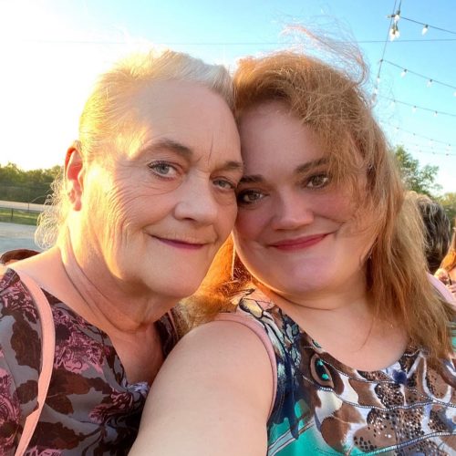 Mom and I